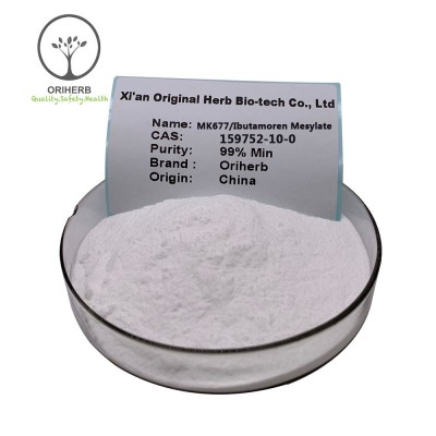 Factory supply high purity 99% Ibutamoren Mesylate Cas.159752-10-0 powder with cheap price